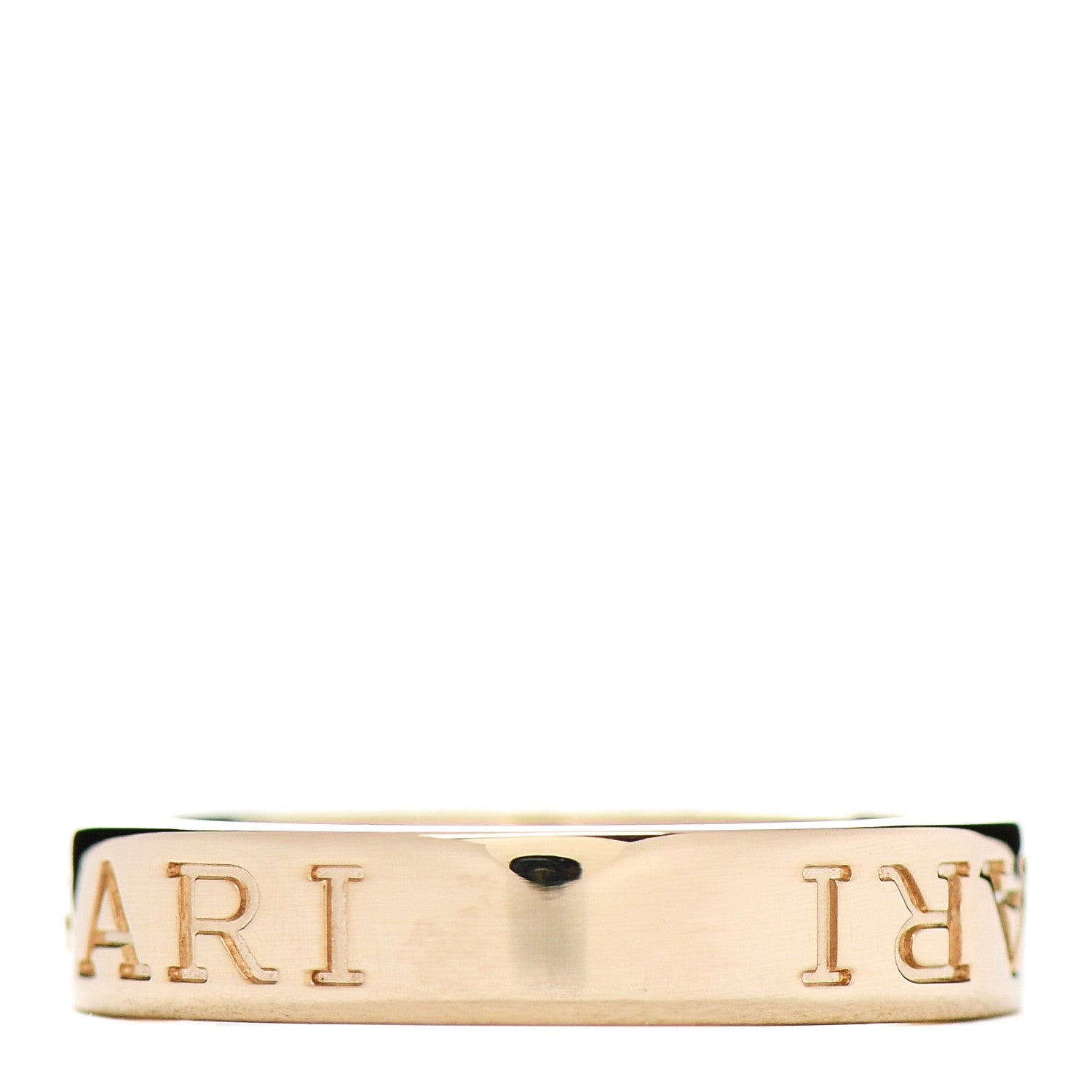 Bulgari 18K Yellow Gold Diamond B.Zero1 Essential Band Ring 48 4.5 3 of 4