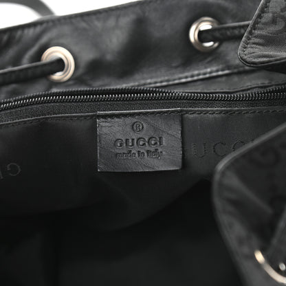 Gucci Nylon Monogram Backpack Black 6 of 13