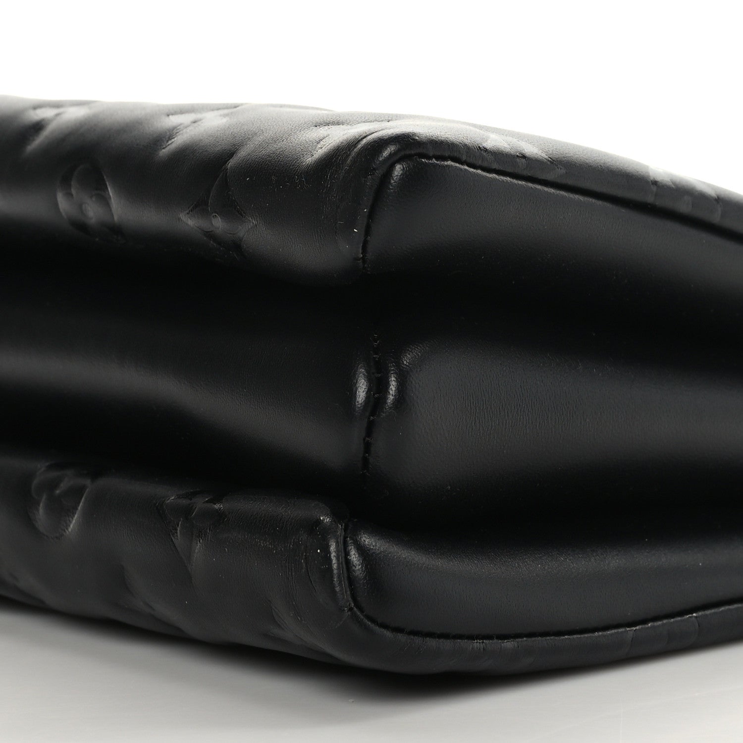 Louis Vuitton Lambskin Embossed Monogram Coussin PM Black 9 of 9