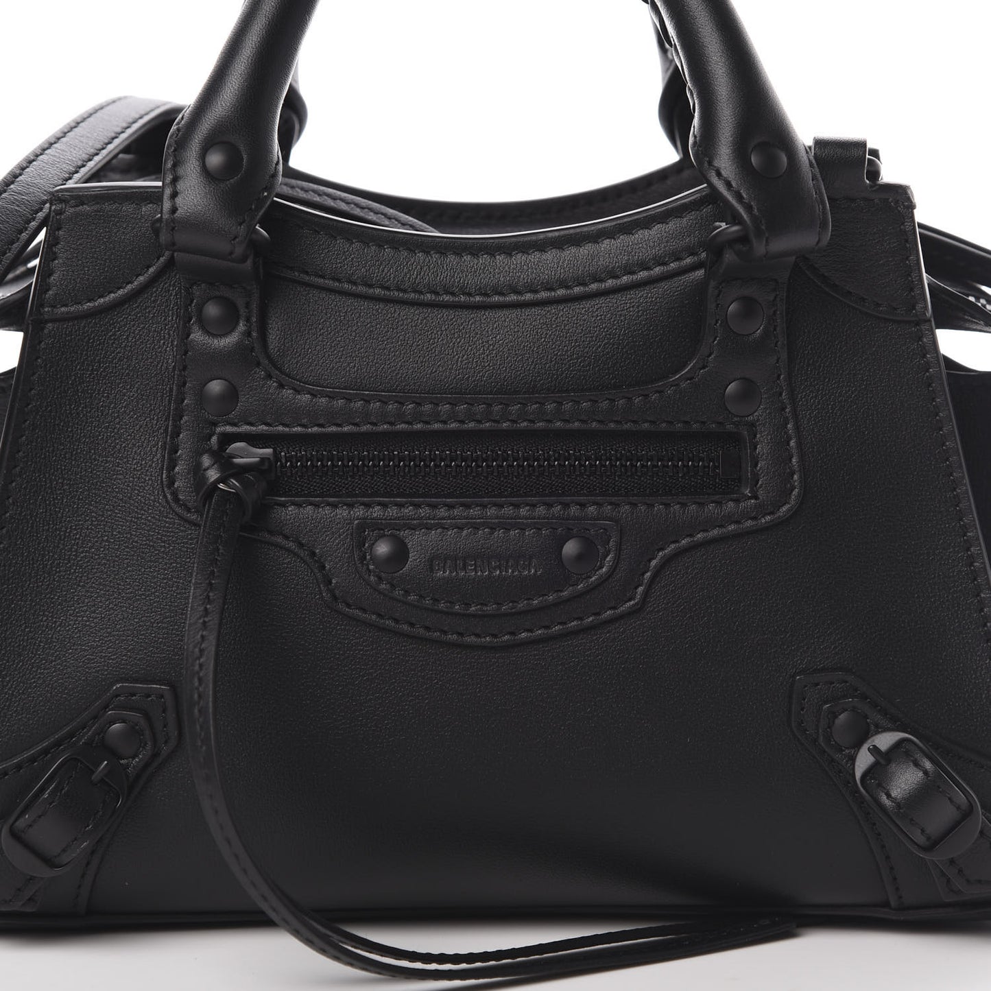 Smooth Calfskin Neo Classic Black Hardware Mini City Black