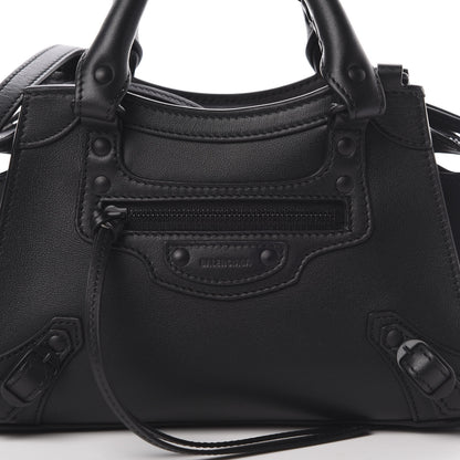 Balenciaga Smooth Calfskin Neo Classic Black Hardware Mini City Black 9 of 11