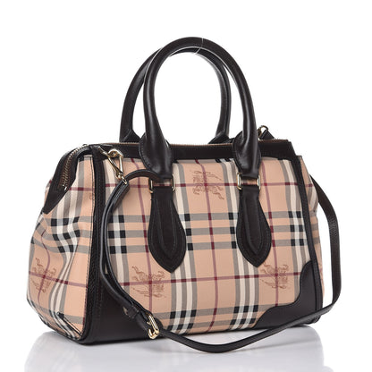 Burberry Haymarket Check Small Gladstone Chocolate 4 of 9
