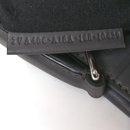 Fendi Vitello Grace FF 1974 Embossed Large Peekaboo Iconic Fit Satchel Anthracite 7 of 10
