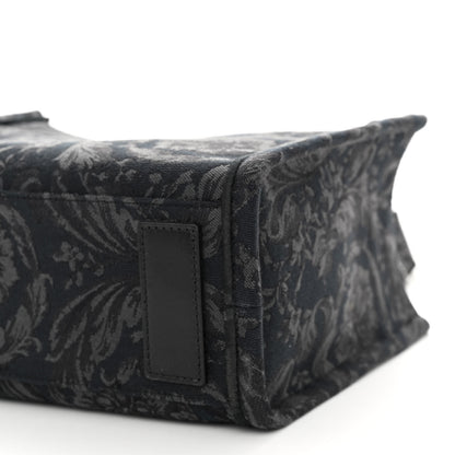 Versace Jacquard Barocco Small Athena Tote Black 9 of 9
