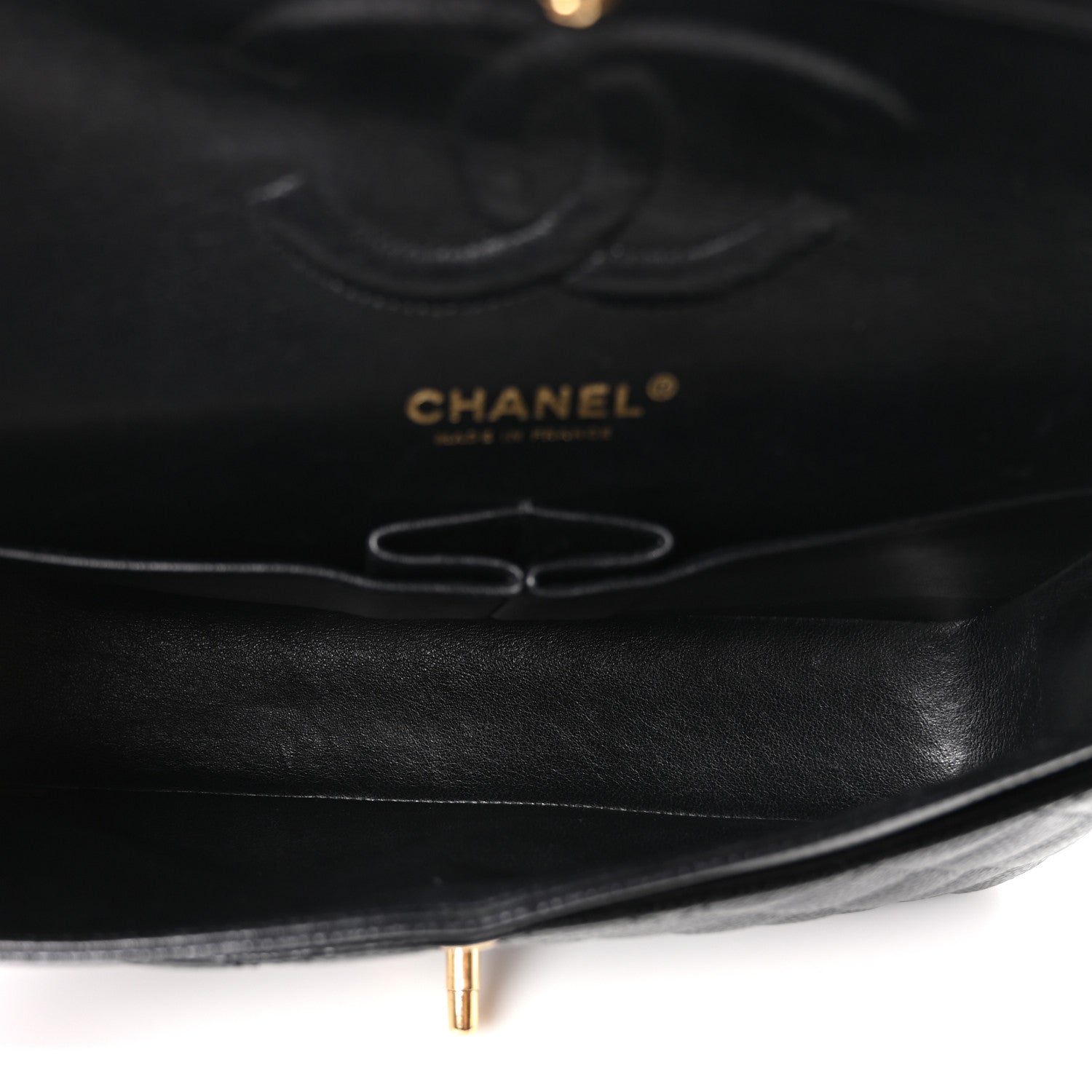 Chanel Caviar Quilted Medium Double Flap Black 5 of 11