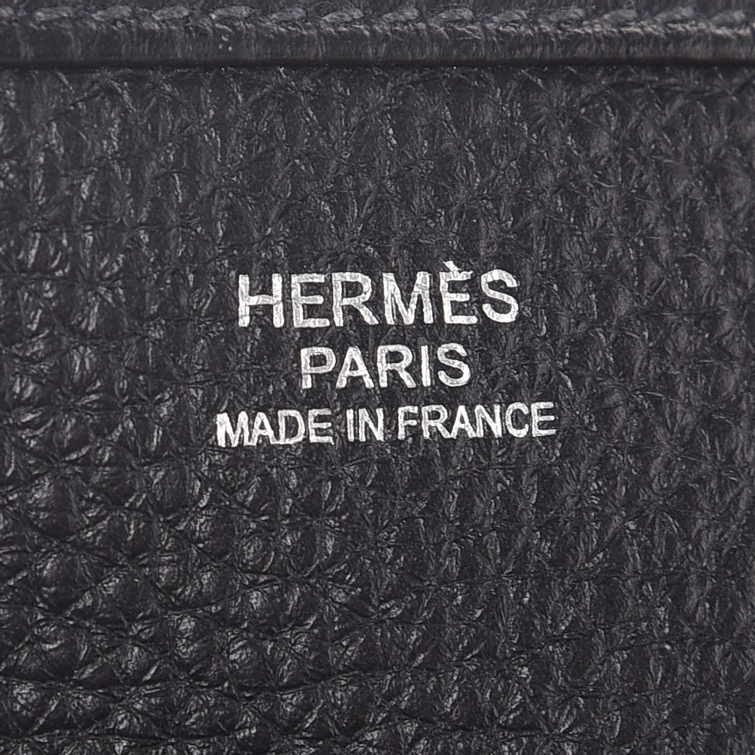 Hermes Taurillon Clemence Evelyne III PM Indigo 6 of 7