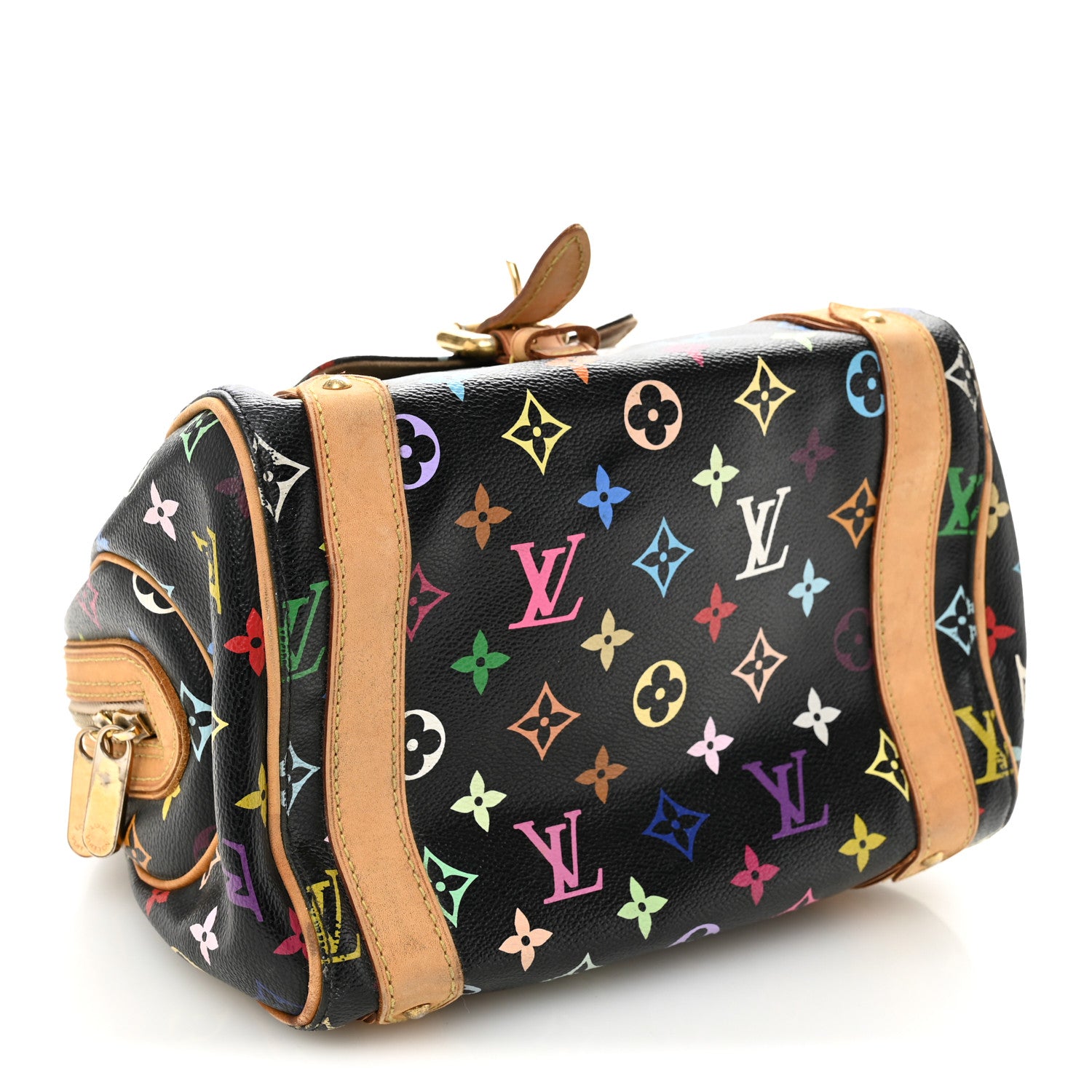 Louis Vuitton Monogram Multicolor Priscilla Black 4 of 12