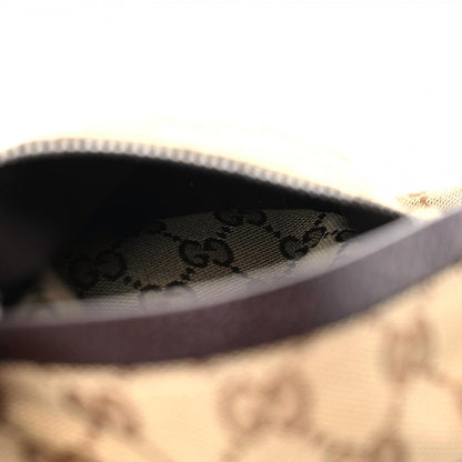 Gucci GG Monogram Double Pocket Belt Bag Dark Brown 11 of 12