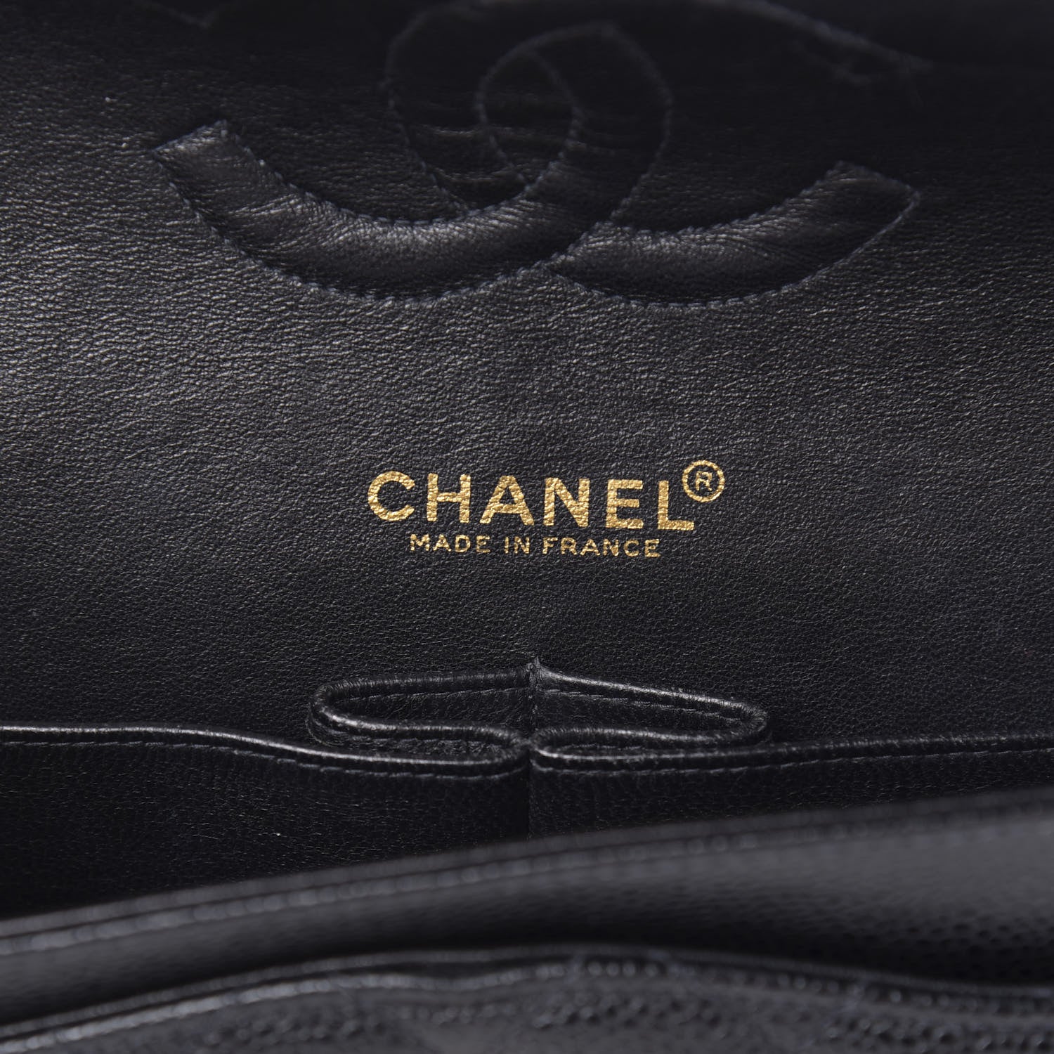 Chanel Caviar Quilted Medium Double Flap Black 6 of 12