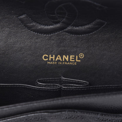 Chanel Caviar Quilted Medium Double Flap Black 6 of 12