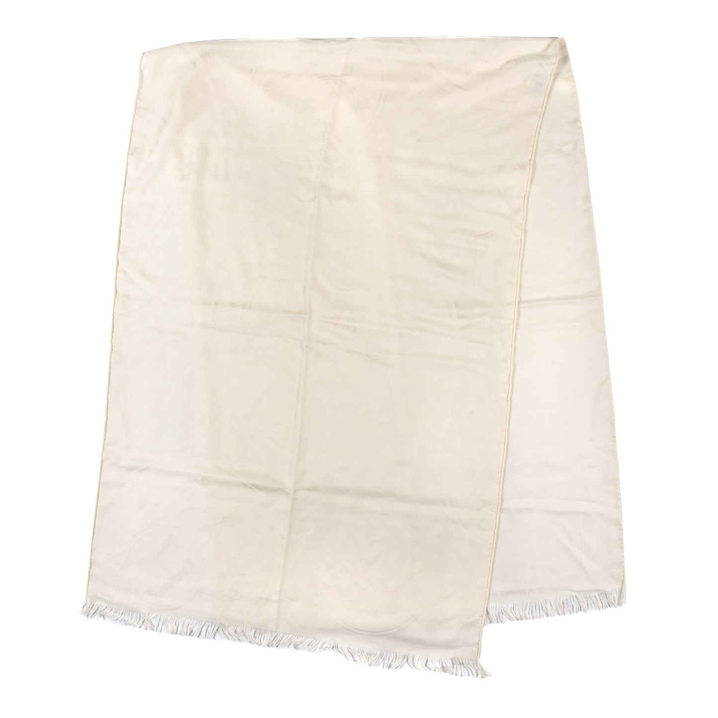 Cashmere Silk New Libris Stole Ivory