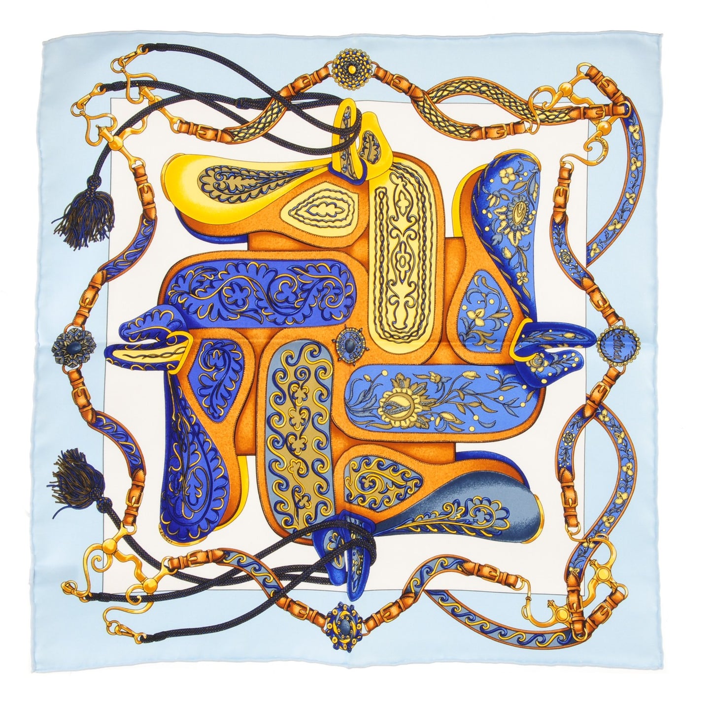 Silk Festival des Amazones Pocket Square