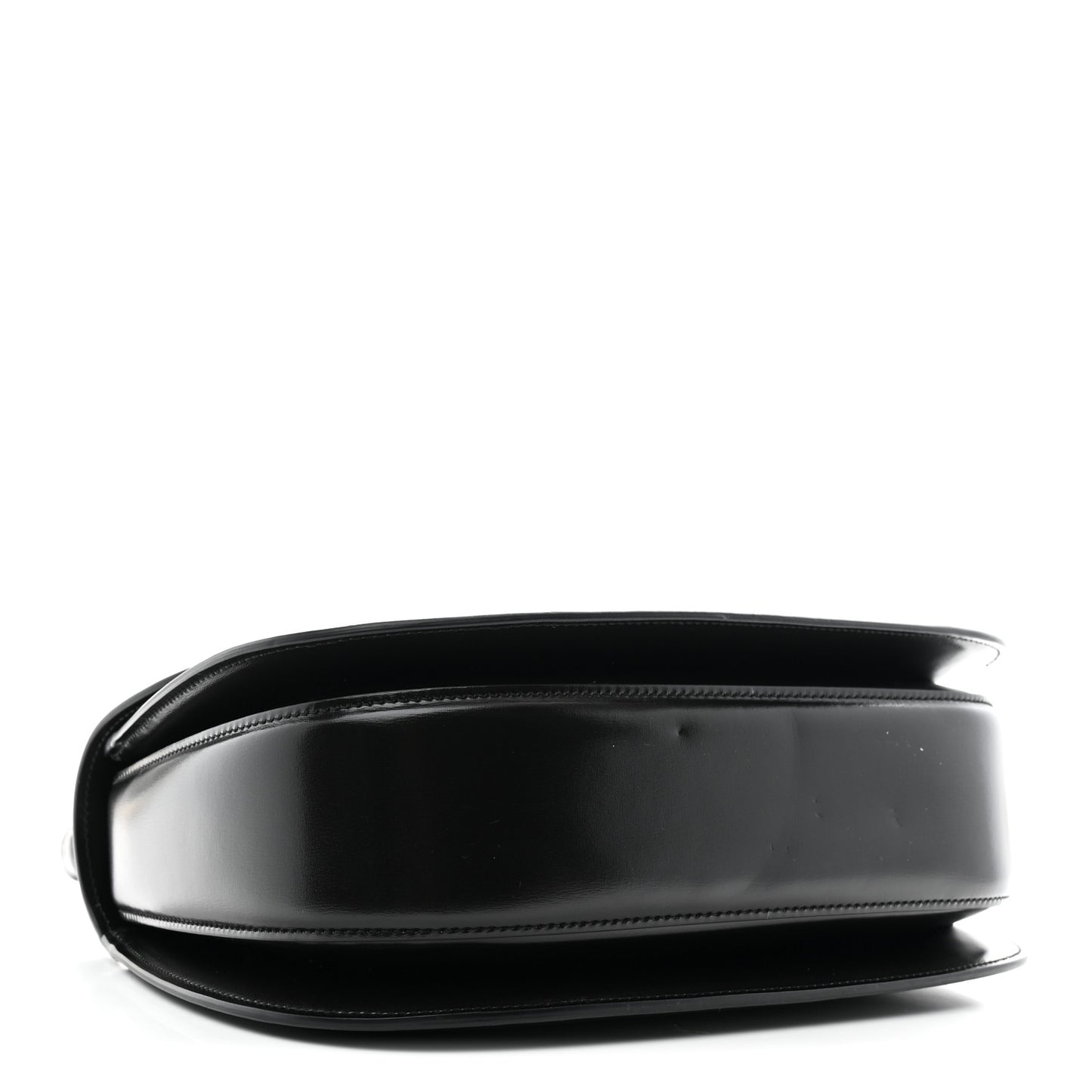Boarded Dyana Lux Calfskin Web Monochrome Medium Bamboo 1947 Top Handle Bag Black