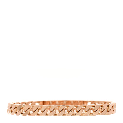 Hermes 18K Rose Gold Diamond PM Kelly Chaine Bracelet SH 2 of 4