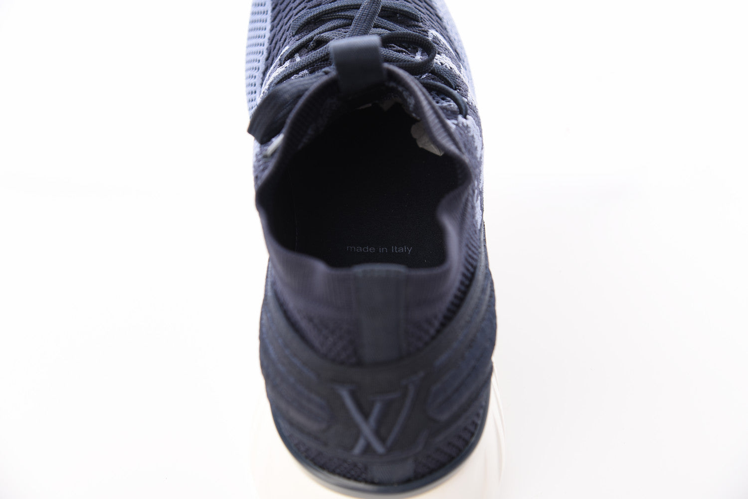 Louis Vuitton Knit Damier Fastlane Sneakers 8 Blue 25 of 30