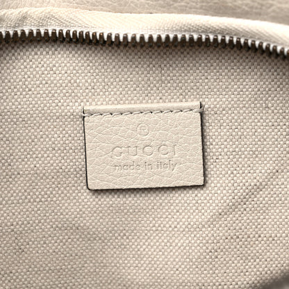 Gucci Grained Calfskin Logo Belt Bag White 6 of 11
