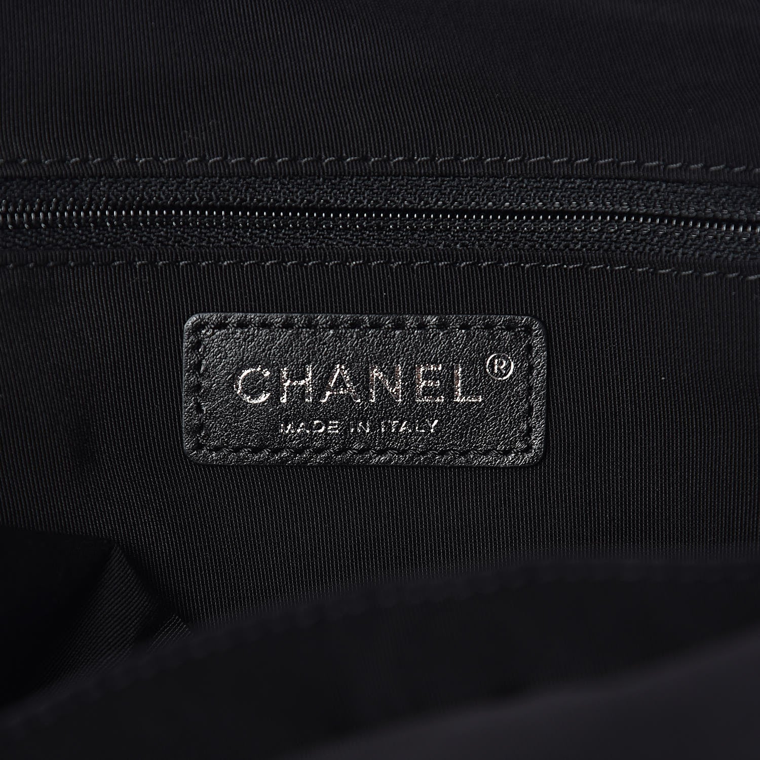 Chanel Aged Calfskin Chevron Large Soft Bowling Bag Black 9 of 10