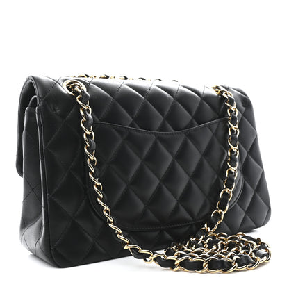 Chanel Lambskin Quilted Small Double Flap Black 3 of 10