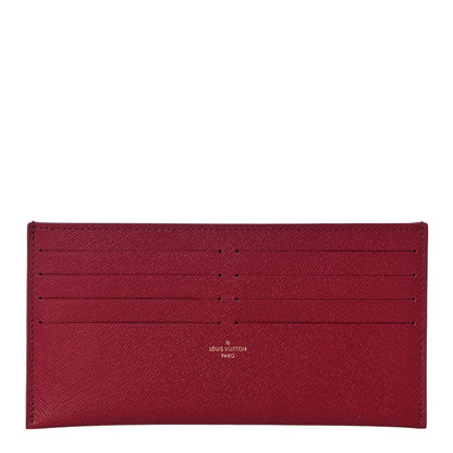 Louis Vuitton Calfskin Felicie Card Holder Insert Fuchsia 1 of 8
