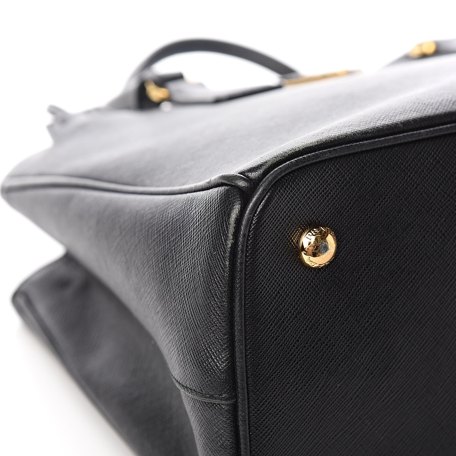 Prada Saffiano Lux Medium Tote Black 7 of 11
