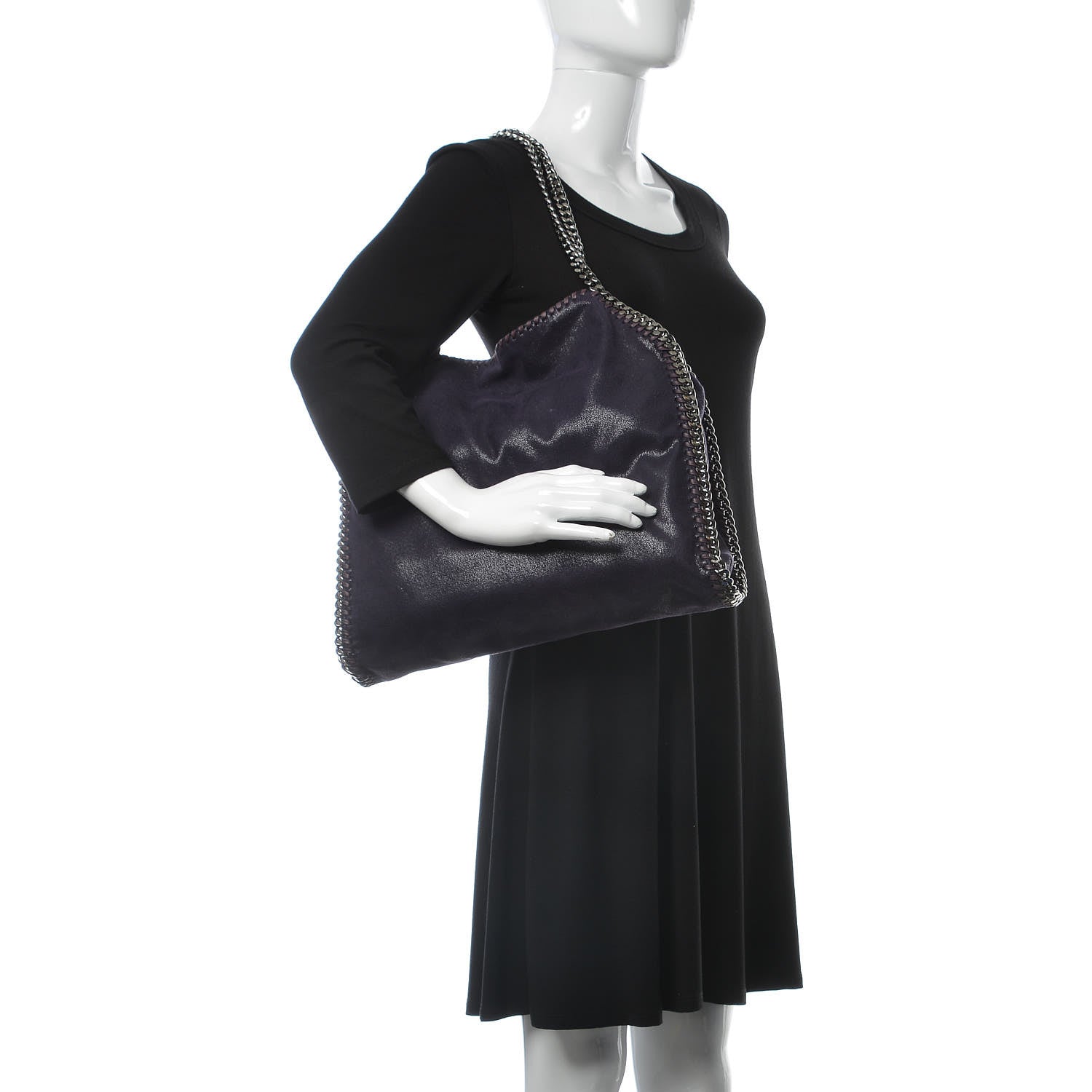 Stella McCartney Shaggy Deer Small Falabella Tote Berry 2 of 8