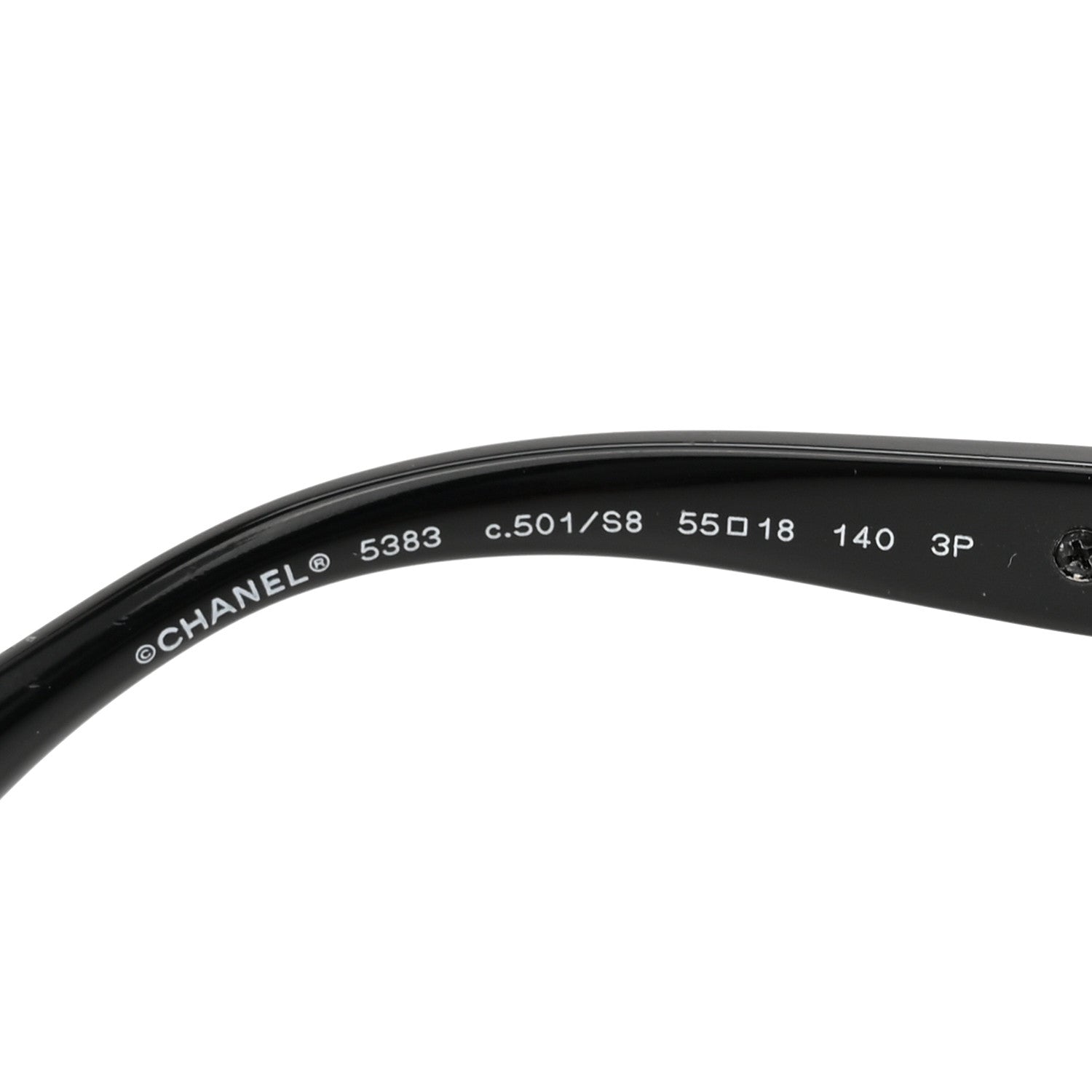 Chanel Square Winter Polarized Sunglasses 5383 Black 6 of 9