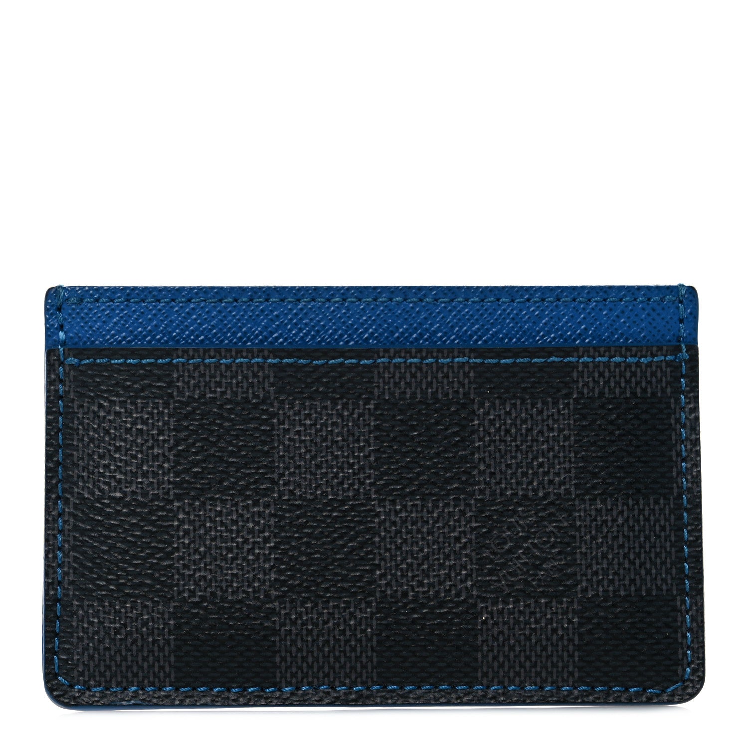 Louis Vuitton Damier Graphite Card Holder Blue 1 of 7
