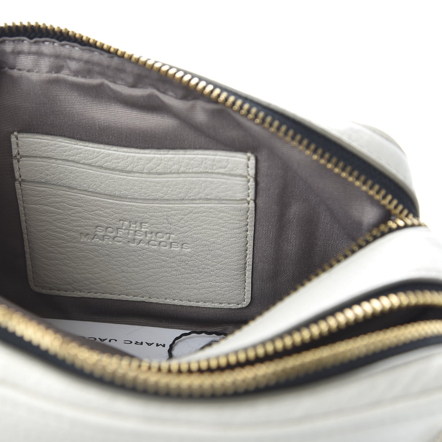 Marc Jacobs Supple Natural Grain Calfskin The Softshot 21 Cream 8 of 9
