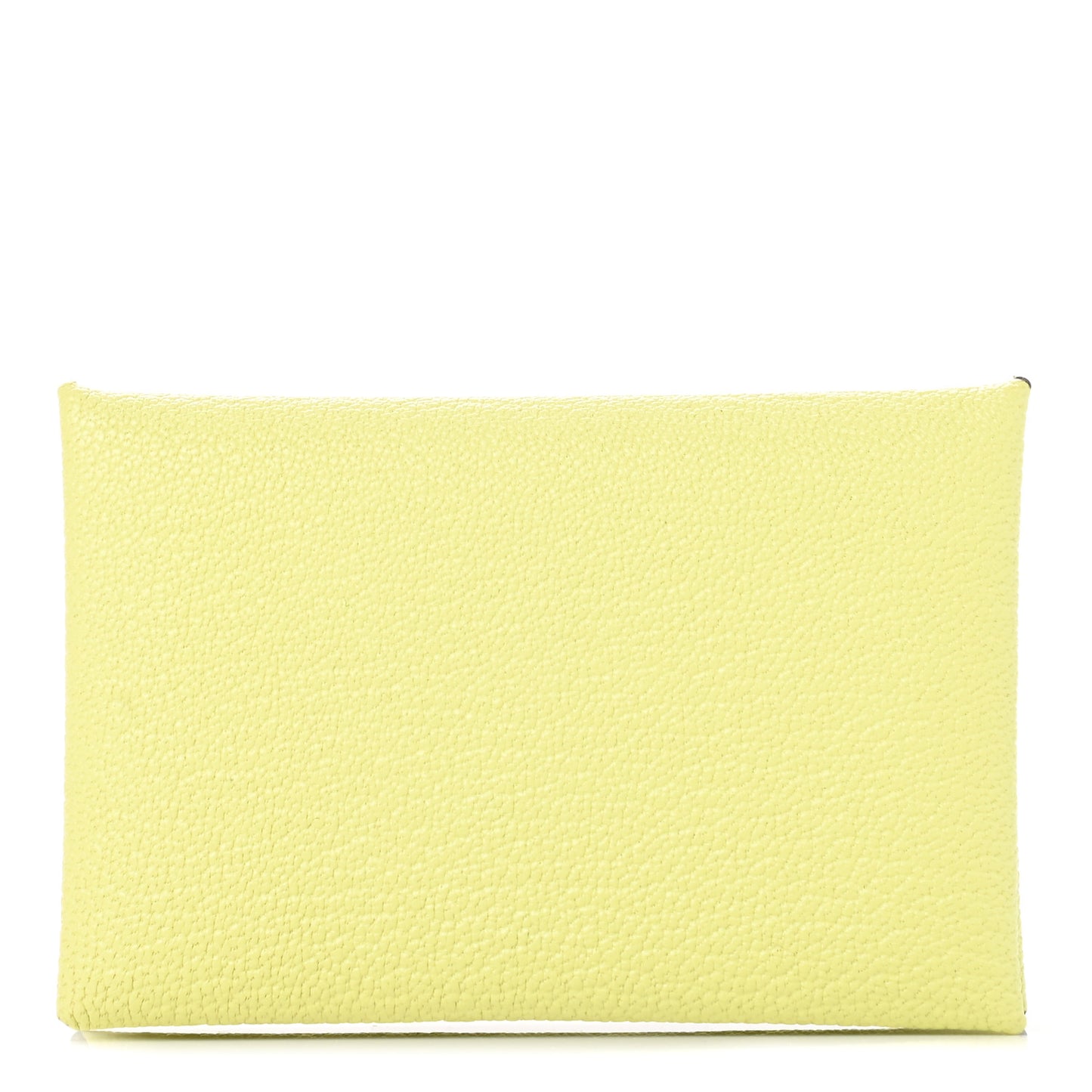 Chevre Mysore Verso Calvi Card Case Jaune Bourgeon Nata