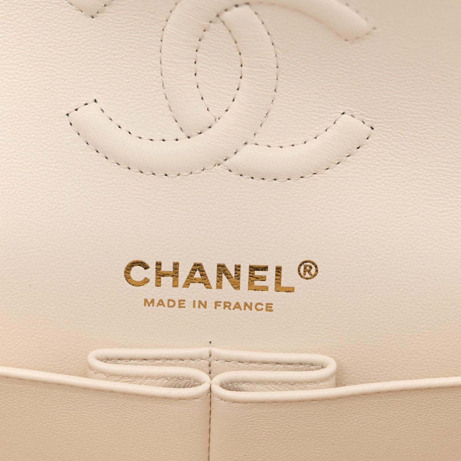 Chanel Caviar Quilted Small Double Flap White 6 of 10