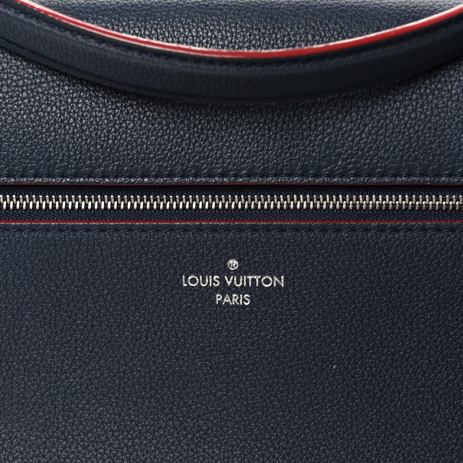 Louis Vuitton Soft Calfskin My Lockme Top Handle Marine Rouge 8 of 12