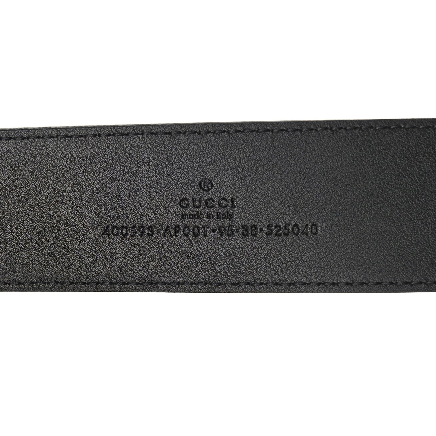 Calfskin Double G 40mm Belt 95 38 Black