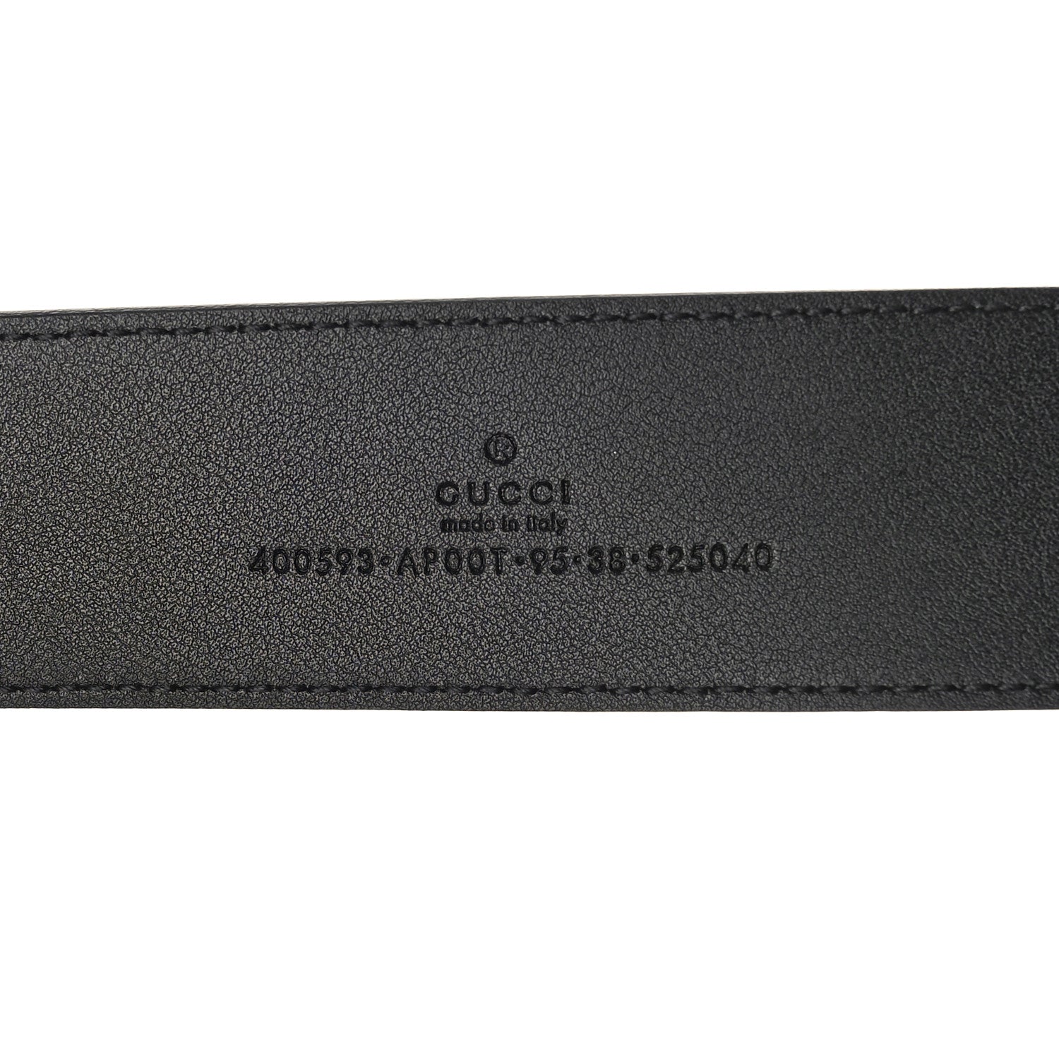 Gucci Calfskin Double G 40mm Belt 95 38 Black 4 of 8