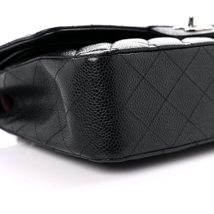 Chanel Caviar Quilted Medium Double Flap Black 8 of 10