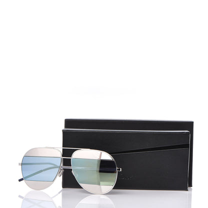 Christian Dior Split 1 Aviator Sunglasses Silver 7 of 7