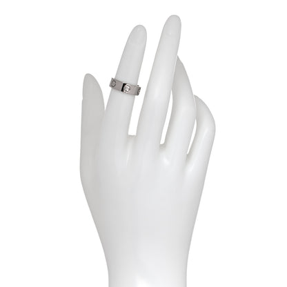 Cartier 18K White Gold 5.5mm LOVE Ring 49 4.75 3 of 8