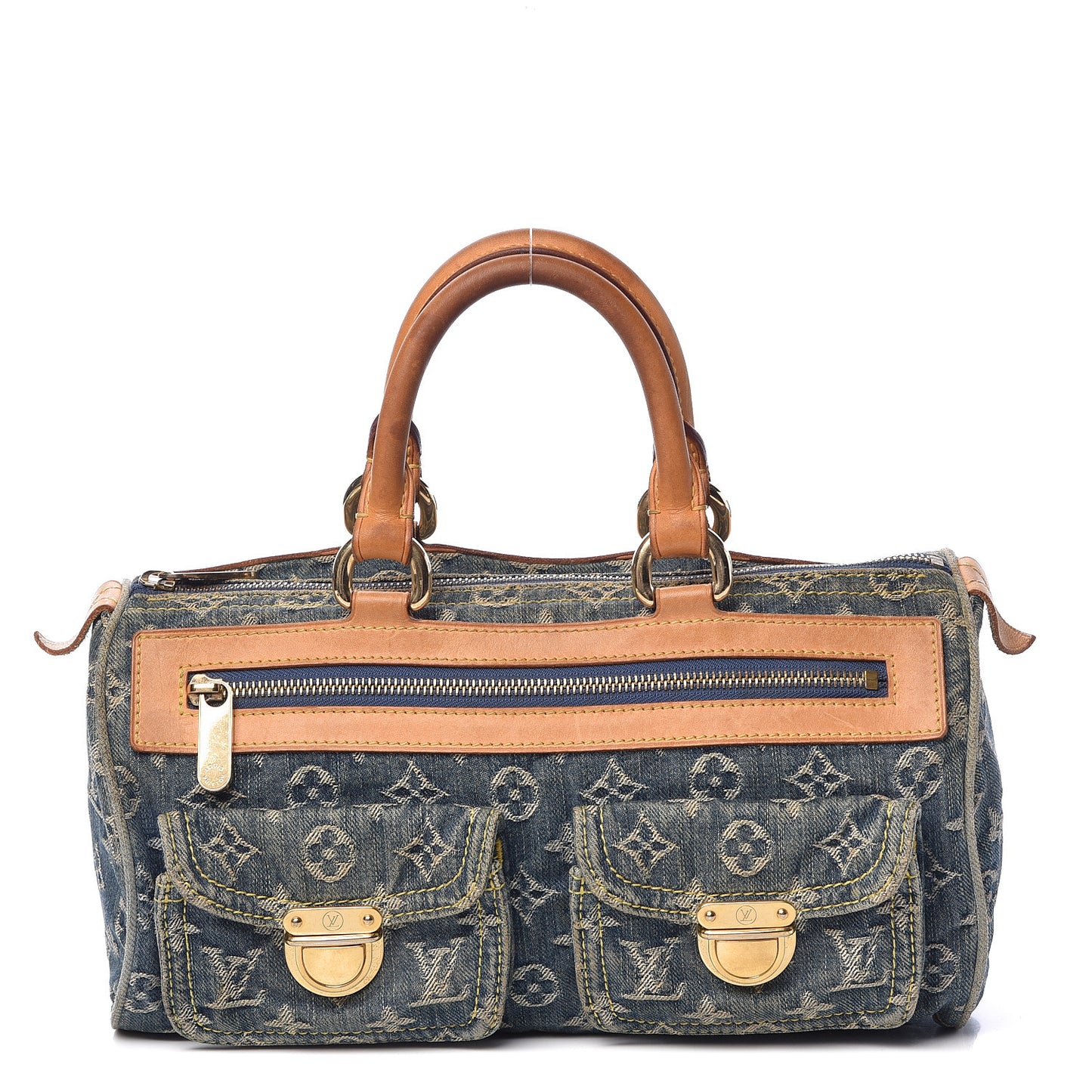 Monogram Denim Neo Speedy Blue