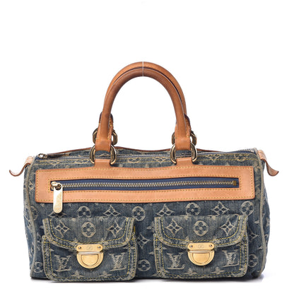 Louis Vuitton Monogram Denim Neo Speedy Blue 1 of 18