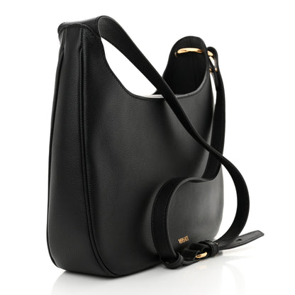 Versace Calfskin La Medusa Medium Hobo Black 3 of 9