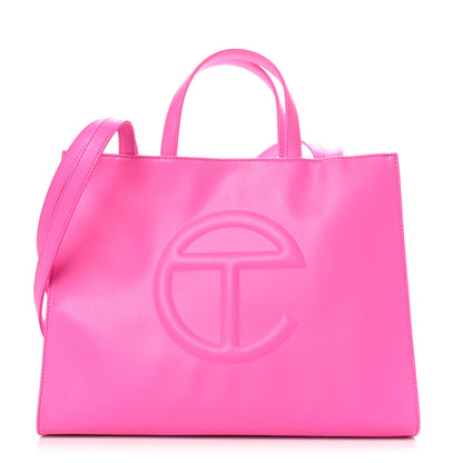 Telfar Vegan Leather Medium Shopping Bag Azalea 1 of 9