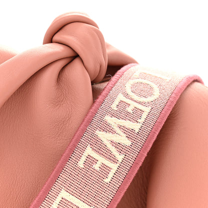Loewe Calfskin Shearling Small Bunny Shoulder Bag Peach Bloom 8 of 11