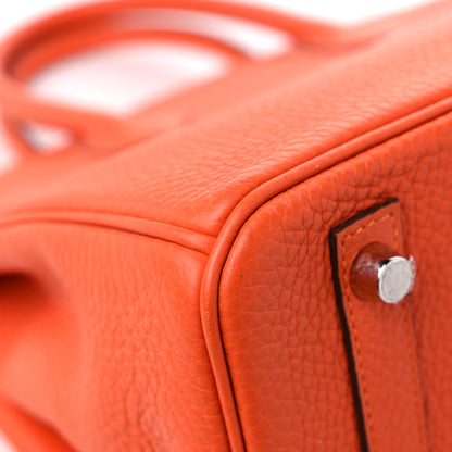 Hermes Taurillon Clemence Birkin 30 Feu 10 of 14