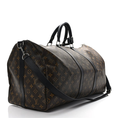Louis Vuitton Monogram Macassar Keepall Bandouliere 55 3 of 8