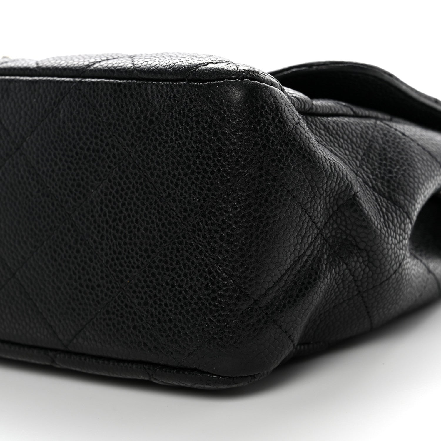 Chanel Caviar Quilted Jumbo Single Flap Black 9 of 14
