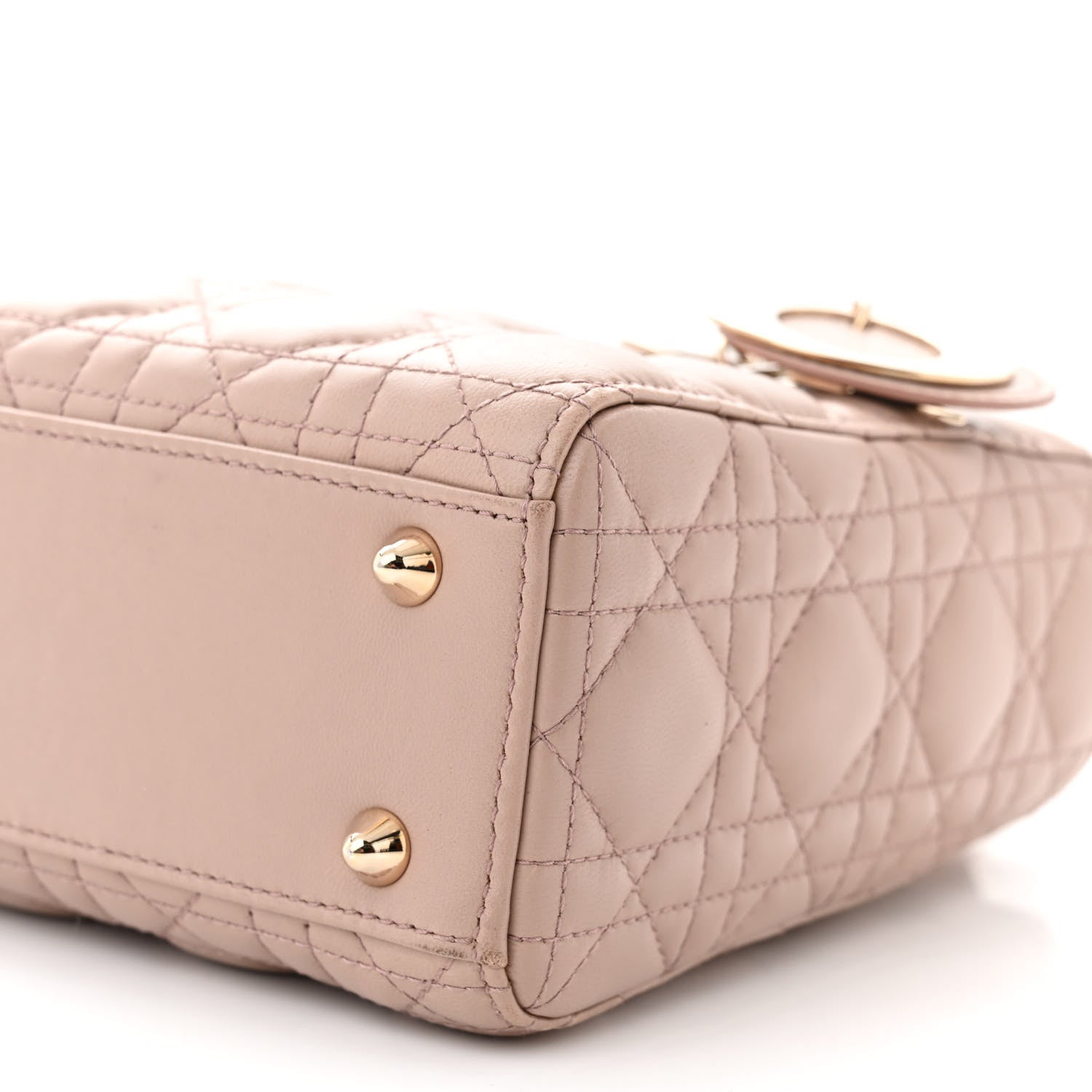 Christian Dior Lambskin Cannage Small My ABCDior Lady Dior Fard 10 of 13