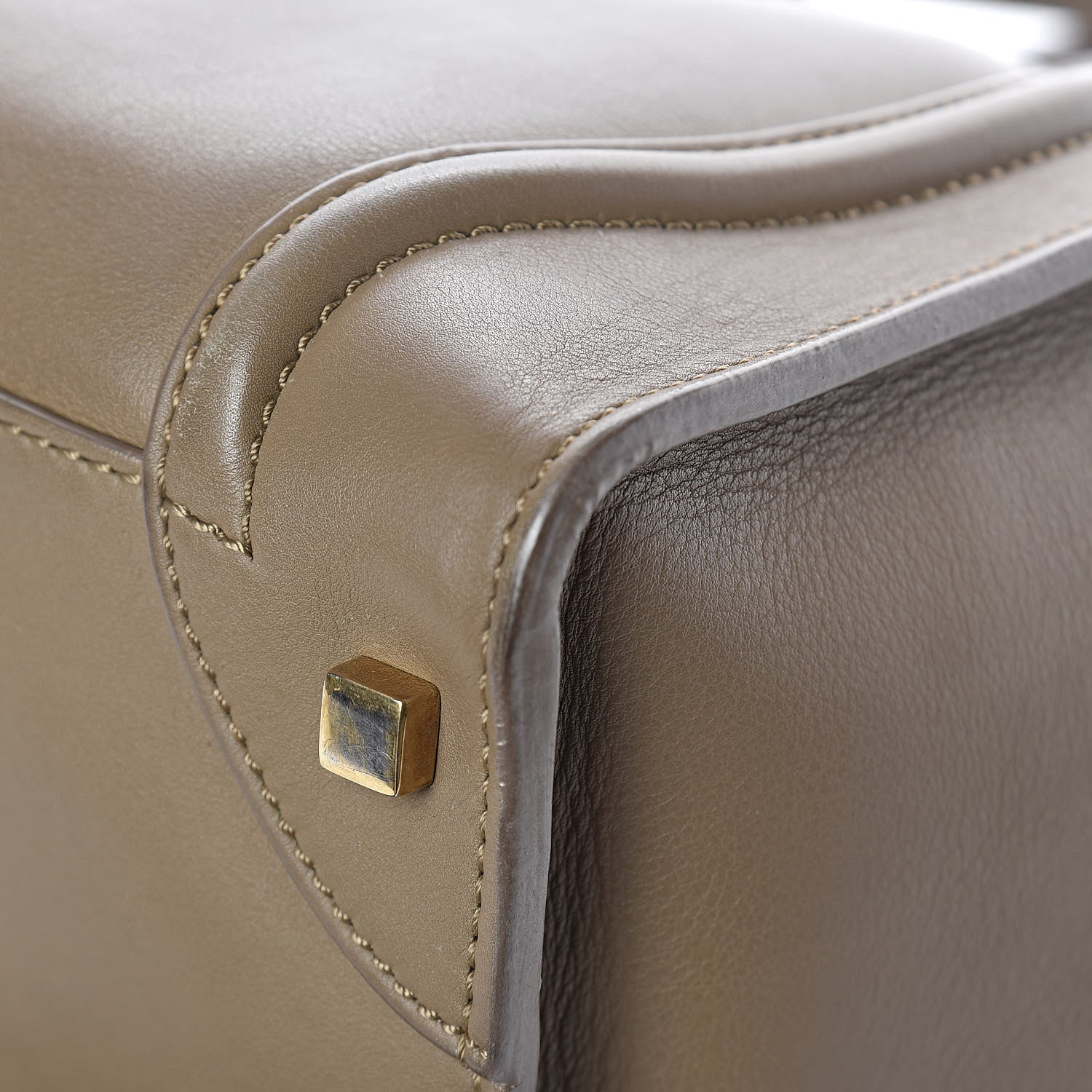 Celine Smooth Calfskin Mini Luggage Dune 13 of 15