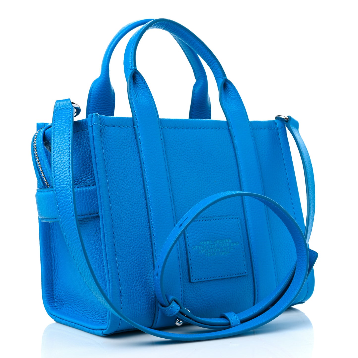 Grained Calfskin Small The Tote Bag Barrier Reef