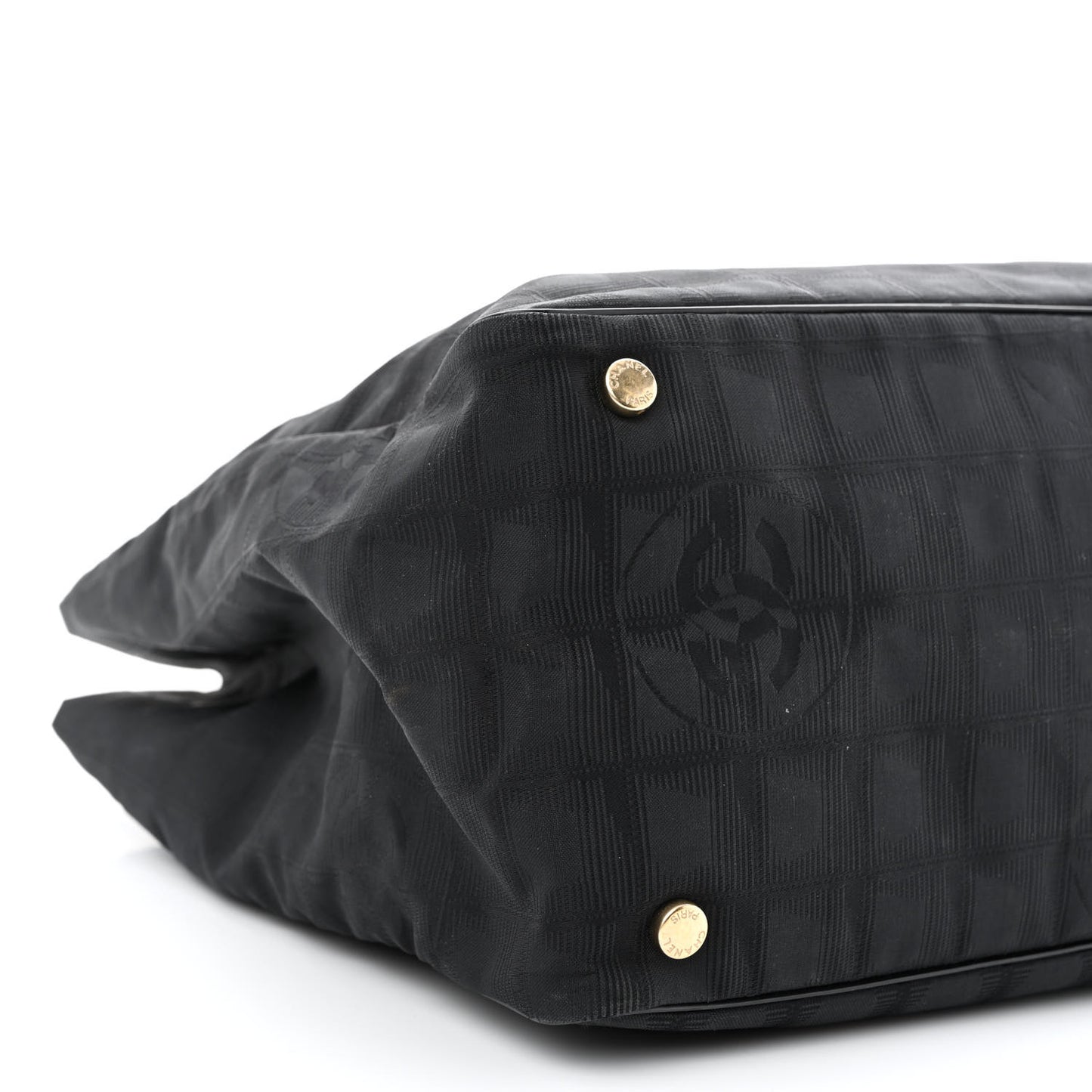 Nylon Medium Travel Tote Black