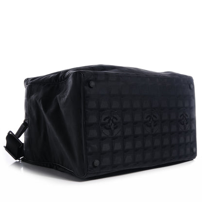 Chanel Nylon Travel Duffel Bag Black 4 of 8