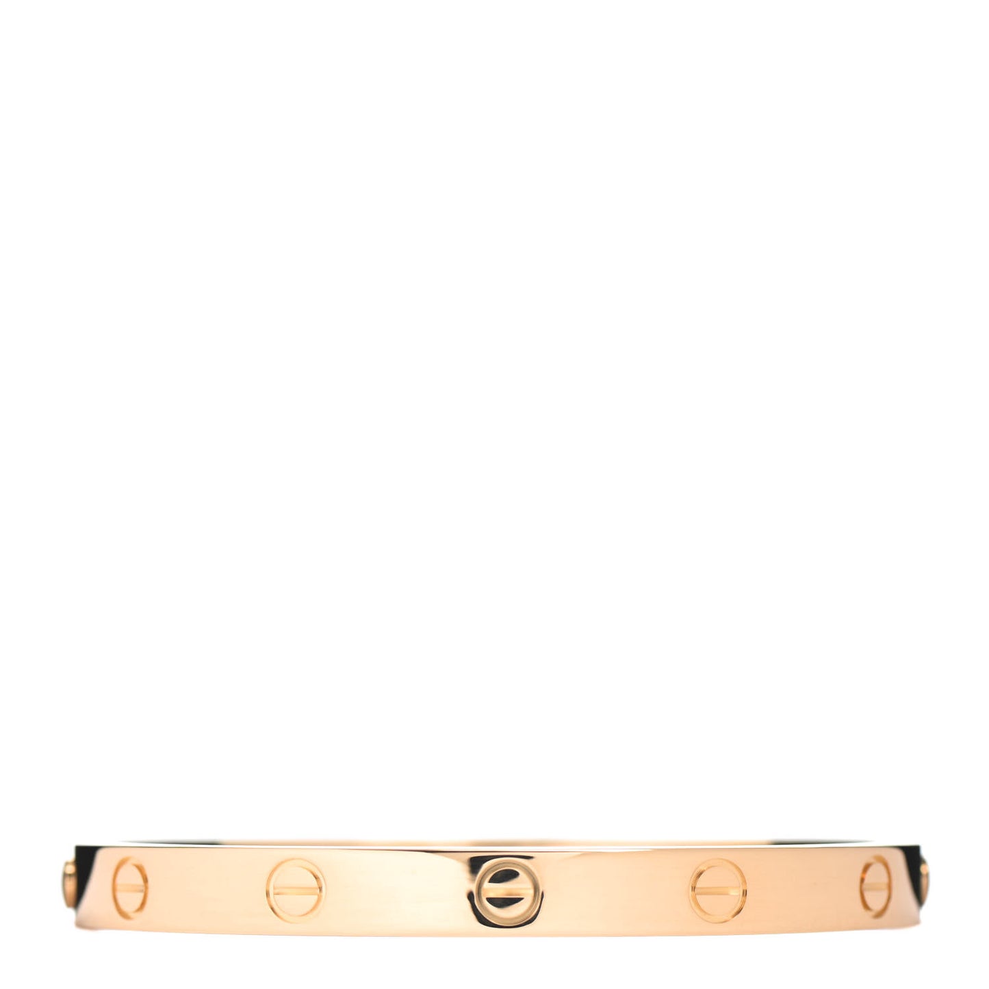 18K Yellow Gold LOVE Bracelet 17